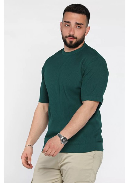 Erkek Bisiklet Yaka Fitilli Tişört P-00016109 fiyatları