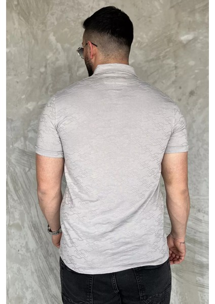 Polo Yaka Yarım Düğmeli Erkek Tişört P-00016825 modelleri