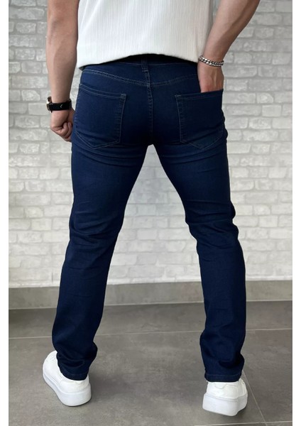 Erkek Likralı Fermuarlı Jean Kot Pantolon P-00015854 modelleri