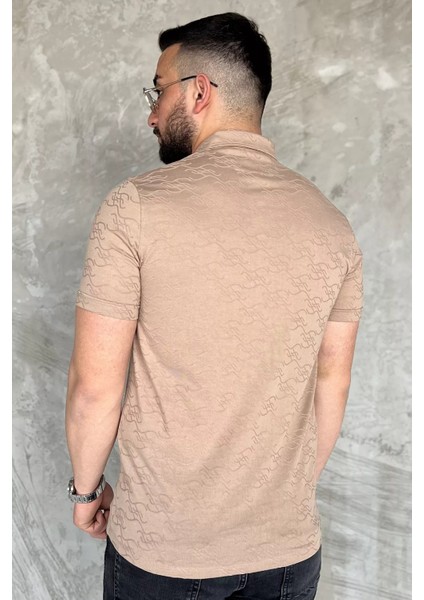 Polo Yaka Yarım Düğmeli Erkek Tişört P-00016825 modelleri