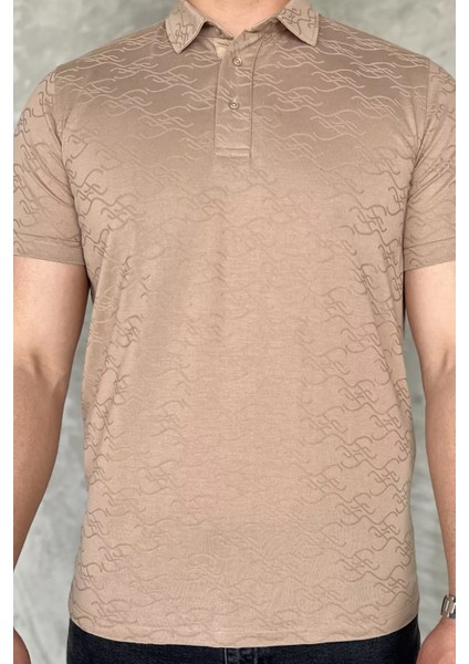 Polo Yaka Yarım Düğmeli Erkek Tişört P-00016825 fırsatları