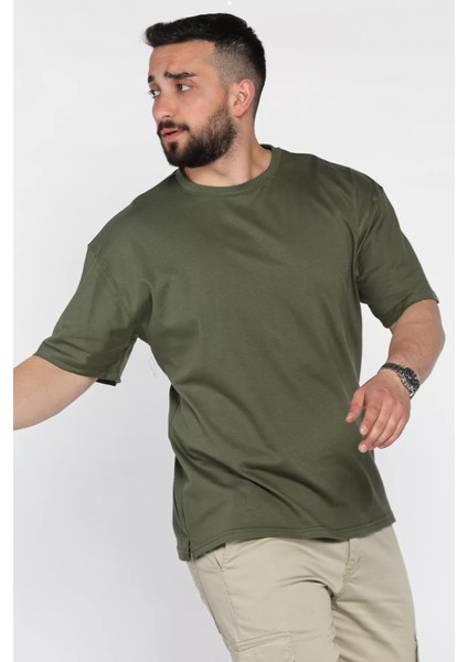 Bisiklet Yaka Erkek Tişört P-00016824