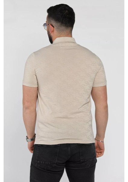 Polo Yaka Yarım Düğmeli Erkek Tişört P-00016825 modelleri