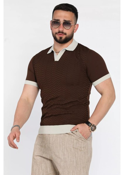 Polo Yaka Erkek Triko Tişört P-00016331 fiyatları