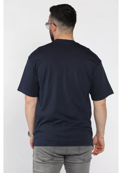 Erkek Yazı Baskılı Oversize Tişört P-00015996 modelleri