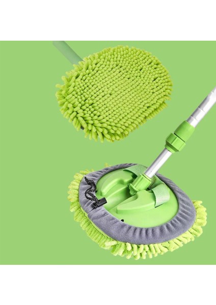 Yedek Bezli Mikrofiber Araba Yıkama Fırçası