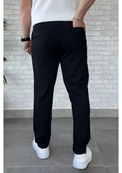 Erkek Yan Kemer Detaylı Pileli Duble Paça Kumaş Pantolon P-00016208 modelleri