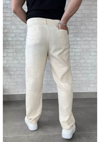 Erkek Pileli Duble Paça Pantolon P-00016210 modelleri