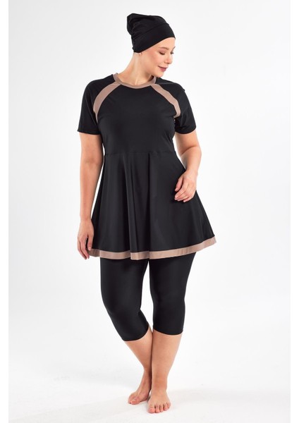 1806 Bella Kısa Kollu Tesettür Mayo modelleri