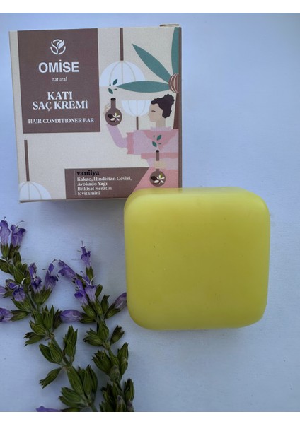 Katı Saç Kremi, Vanilya, Bitkisel formül, 65 gr