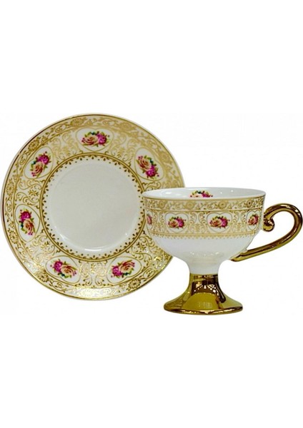 Çfç Buenos Porselen Kahve Fincan Seti 6lı Set Wy-04