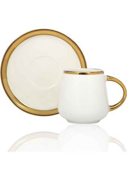 Çfç Buenos Porselen Kahve Fincan Seti 6lı Set YK2111-9GL