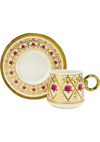 Çfç Buenos Porselen Kahve Fincan Seti 6lı Set Wy-27