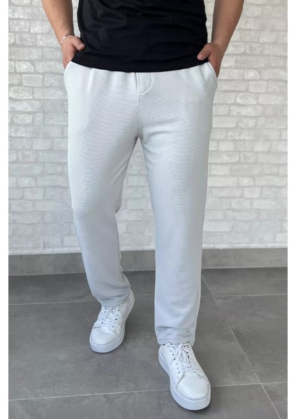 Erkek Bel Lastikli Bağcıklı Jogger Pantolon P-00012973
