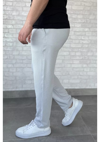 Erkek Bel Lastikli Bağcıklı Jogger Pantolon P-00012973