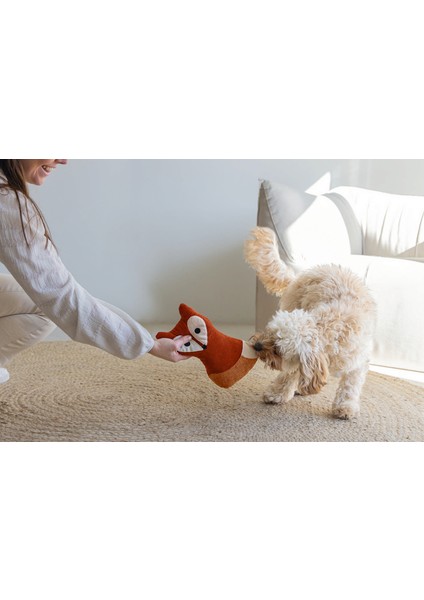 Dbl Köpek Oyuncağı, Sesli, Tilki, Peluş, Turuncu, 25,5cm Bstmy modelleri