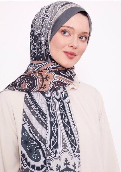 Küf Yeşili Otantik Desen Love Şal modelleri