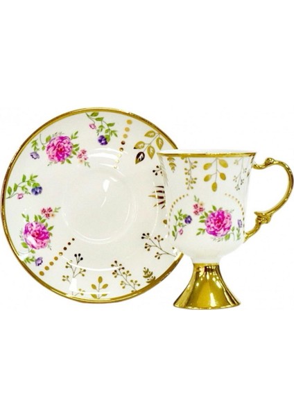 Çfç Buenos Porselen Kahve Fincan Seti 6lı Set Wy-07