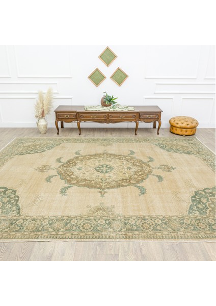 Bangu Vintage El Dokuma Isparta Halısı 280X387 cm