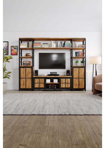 Aster V2 Tv Ünitesi – %100 Gerçek Ağaç