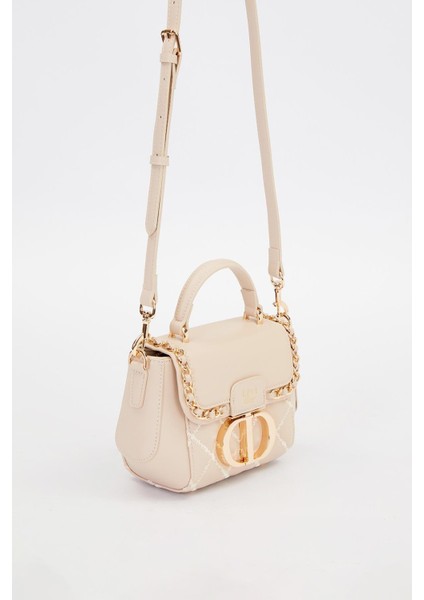 Vizon Dikdörtgen Metal Kilit Omuz Çantası fiyatları