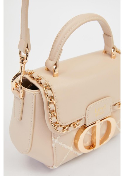 Vizon Dikdörtgen Metal Kilit Omuz Çantası modelleri