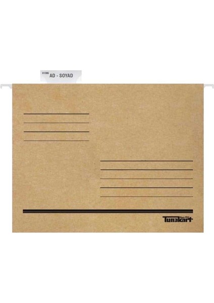 Askılı Dosya Metal Çubuklu Telli Tek Sayfa ASD2001 5 Li Paket
