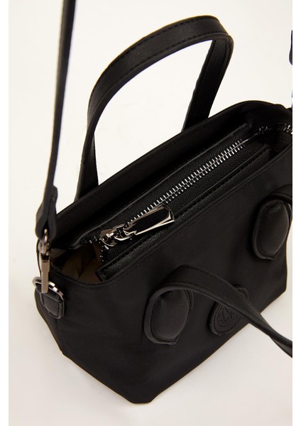 Siyah Mini Saten El Çantası modelleri