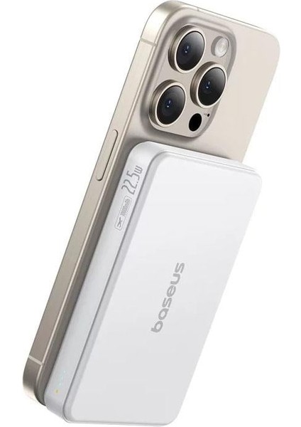 Airpow ? Qi2 Manyetik Powerbank 10.000 Mah ( 22.5W - 2 Port ) - Beyaz fırsatları