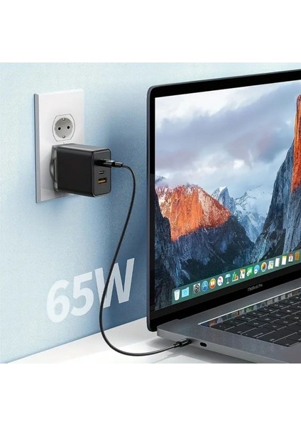 ® 65W Hızlı Şarj Edebilen TYPE C uçlu Şarj Aleti fiyatları