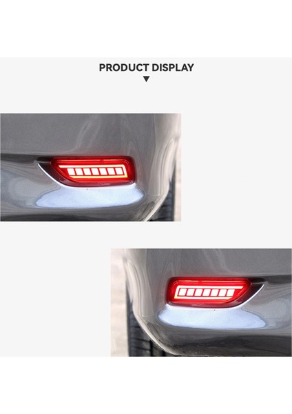 Araba Arka Tampon Reflektör Işığı Sıralı Dönüş Sinyali Fren Sürüş Lambası Toyota Corolla 2011-2013 Lexus CT200H E (Yurt Dışından)