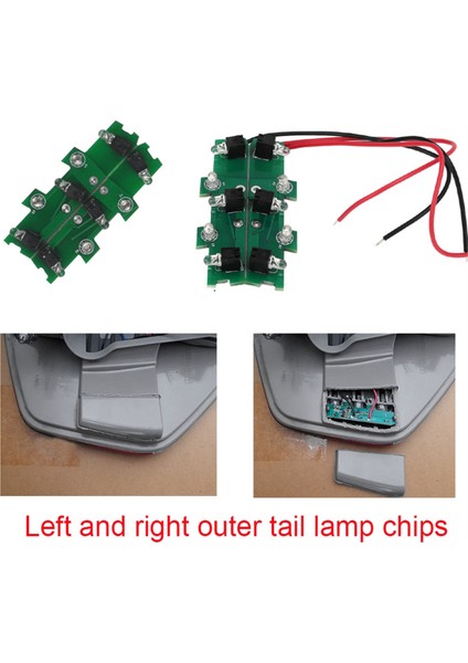 Araba Arka Dış Stop Lambası Onarım Çip Devre Kartı LED Sürücü Modülü Çip Kartı Bmw X3 E83 2007-2010 Sağ (Yurt Dışından)