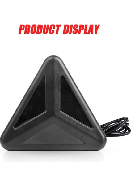 F1 Üçgen Stil LED Arka Stop Lambası Kırmızı Strobe Işıkları Sinyal Lambası Uyarı Fren Sinyal Lambası 12V Araba Kamyon Flaşörü (Yurt Dışından)