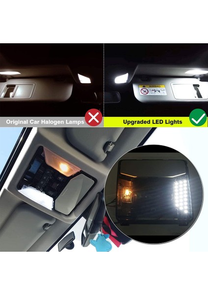 1set Iç Mekan LED Tavan Lambası Toyota Rav4 XA50 2019 2020 2021 2022 Lambalar Smd Ultra Parlak Kubbe Okuma Işıkları (Yurt Dışından)