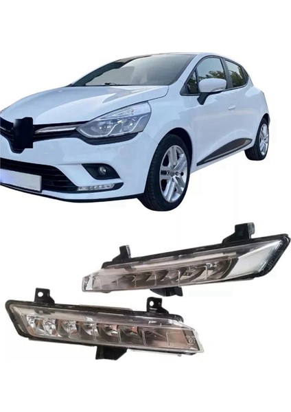Renault Clio Iv 2017-2020 Için Araba Gündüz Farları Sis Farı 266007864R Sağ (Yurt Dışından)