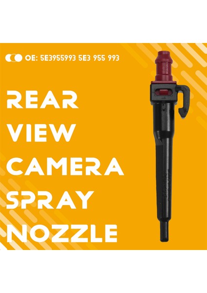 5E3955993 Araba Yüksek Çizgili Arka Görüş Kamerası Sprey Nozulu Vw Passat Için Skoda Octavia Mk4 5e3 955 993 (Yurt Dışından)