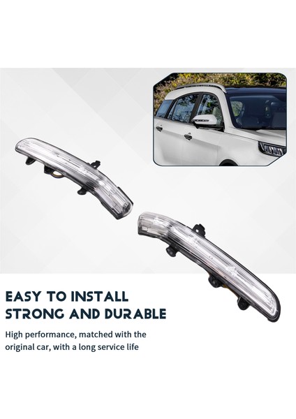 Ford Territory Jiangling Yusheng S330 2019-2023 Dikiz Aynası Işaret Lambası Ön Yan Aynalar Dönüş Sinyal Lambası (Yurt Dışından)