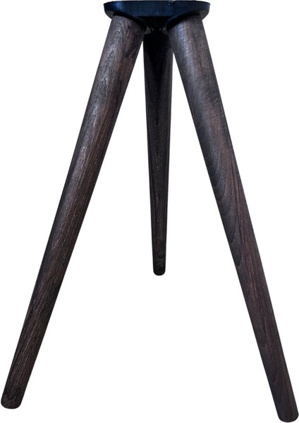 30 cm Ceviz Rengi Konik Ahşap Sehpa Ayağı – 3’lü Set | Aparat ve Vidalar Dahil