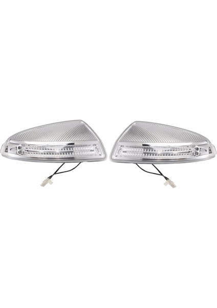 1 Çift Kapı Yan Ayna Dönüş Sinyal Lambası Gösterge Lambası Mercedes Benz W164 ML350 ML550 GL450 A1649061300 A1649061400 (Yurt Dışından)
