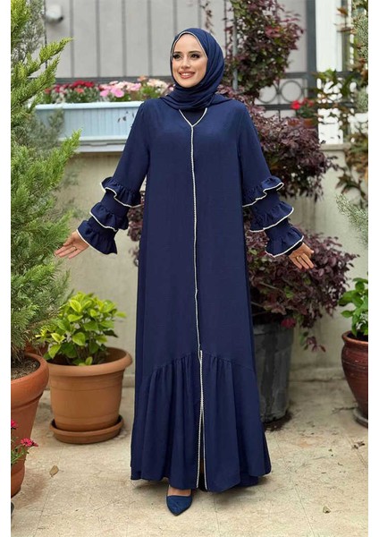 Şal ve Ferace Ikili Takım 70018 Lacivert