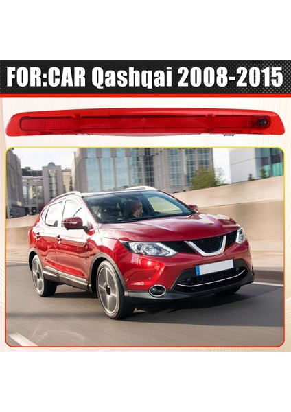 Nissan Qashqai 2008-2015 Için Araba Arka Lambası Yüksek Montajlı Fren Lambası Üçüncü Fren Lambası Arka Stop Lambası (Yurt Dışından)
