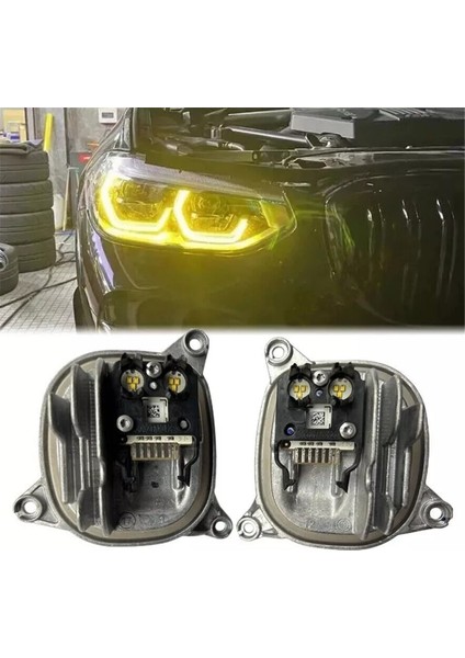 Limon Csl Sarı Drl LED Modülü Bmw X3 G01 X4 G02 2016-2019 Gözler Gündüz Farları Kontrol Modülü 63117466108 (Yurt Dışından)