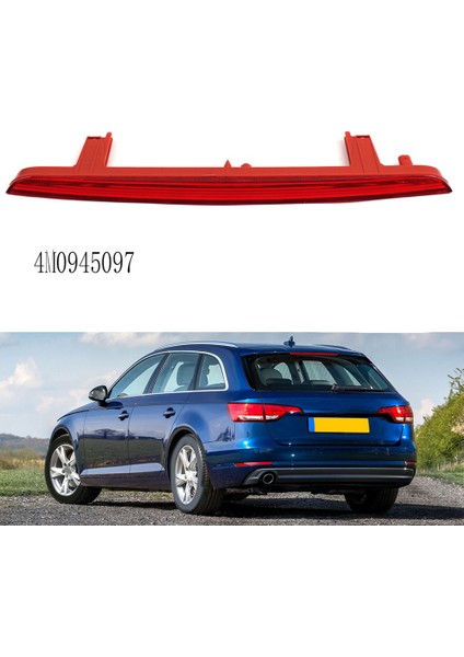 Audi Q7 A4 B9 Avant Estate Için Yeni 2016-2024 Arka Orta Yüksek Seviye Fren Lambası 4M0945097 (Yurt Dışından)