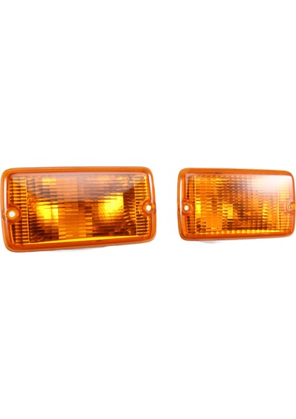 1 Çift Amber Lens Ön Dönüş Sinyal Lambası Muhafazaları 55155629AB 55155628AB Jeep Wrangler Tj 97-06 55157033AA 55157032AA Için (Yurt Dışından)