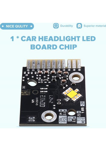 Bmw 2 Serisi G42 2022-2024 Sarı Gündüz Farı LED Panoları Için Ön Far LED Çipi 63115A043C6 R (Yurt Dışından)