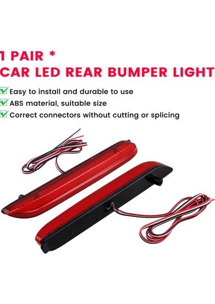 Araba LED Arka Tampon Reflektör Fren Lambası Kuyruk Lambası LX2830100 Lexus GX470 RX300 Toyota Harrier Avalon Için (Yurt Dışından)