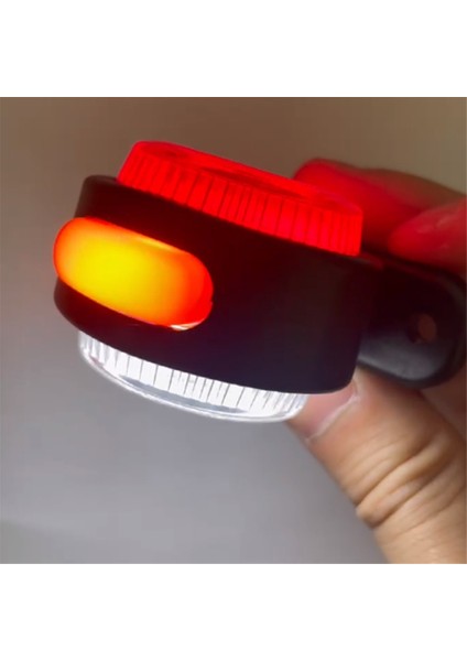 2 Adet Araba Kamyon Yan Işaretleme Lambası 12/24V LED Gösterge Lambası Arka Lambası Üç Taraflı Lamba Flaş Lambası (Yurt Dışından)