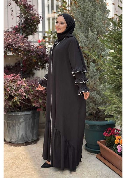 Şal ve Ferace Ikili Takım 70018 Siyah modelleri