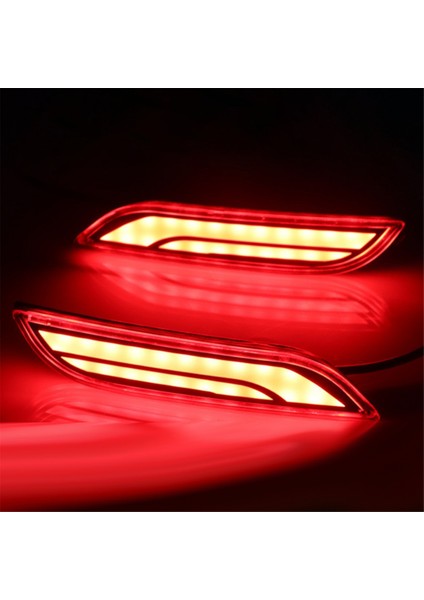Araba LED Arka Tampon Reflektör Işığı Fren Lambası Arka Lambası Dinamik Dönüş Sinyali Işığı Toyota Camry 2018-2021 (Yurt Dışından)