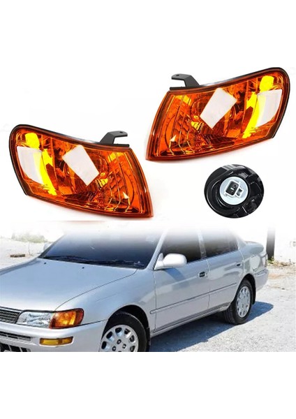 Araba Ön Köşe Lambası Işıkları Toyota Corolla AE100 E100 AE101 1993-1997 Için Uygun (Yurt Dışından)